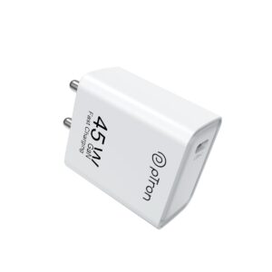 pTron Volta FC22 Compatible for Samsung 45W Charger, Type C Superfast GaN Charger for Samsung Galaxy S23/S23+/S22 Ultra/S22+/S22, Note 10/Note 20/S20/S21/S10/S9/S8, Galaxy Tab S7/S8 (Snow White)