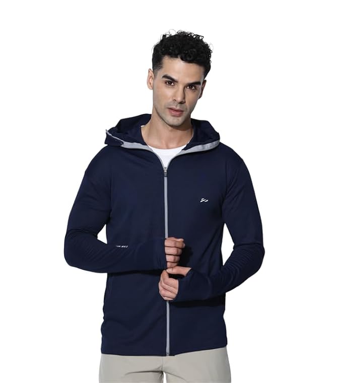 BLUE TYGA Sunscreen Jacket 2.0 - Advanced Protection from Sun & Pollution - UPF 50+ Protection
