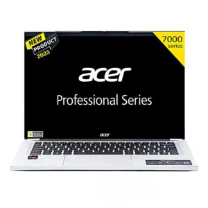 acer Professional 14, AMD Ryzen 3-7330U, 8 GB RAM, 512 GB SSD, Full HD 14", Windows 11 Pro, MSO21, Pro Silver, 1.39 KG, Professional Premium Laptop, Travel Lite
