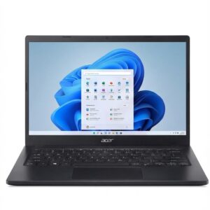acer TravelLite Thin Laptop AMD Ryzen 5 7430U (6-Core) |8GB RAM, 512GB SSD | 14" Full HD Anti-Glare Display |Privacy Shutter| Windows 11| MS Office | Metal Body | 1.34Kg | Black | 1 Year Warranty