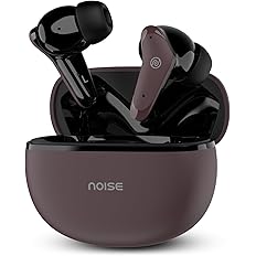 Noise Buds VS102 Plus Wireless Earbuds, Bluetooth Earbuds with 70H Playtime, Quad Mic ENC for Clear Calls, 11mm Drivers, Deep Bass, Instacharge, Bluetooth v5.3 (Deep Wine)