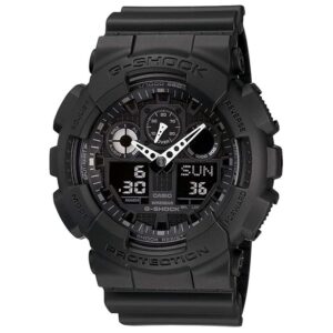 Casio G-Shock GA-100-1A1DR Analog-Digital Black Dial Men Watch Black Resin Strap (G270)