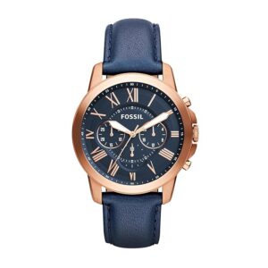 Fossil Grant Chronograph Blue Dial Men's Watch - FS4835Ie