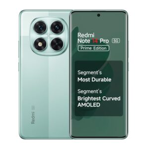 Redmi Note 14 Pro 5G Prime Edition (Ivy Green, 8GB RAM, 128GB Storage) | 50 MP Sony Camera Setup | Corning Gorilla Glass Victus 2 | 1.5K 3D Curved AMOLED | Mediatek Dimensity 7300- Ultra
